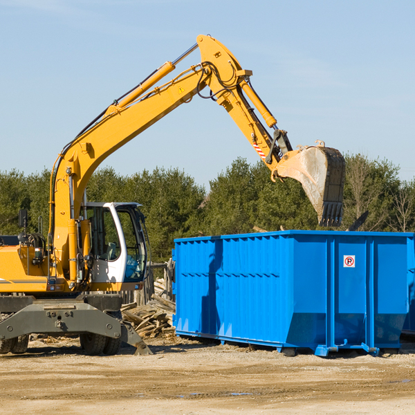 are there any restrictions on where a residential dumpster can be placed in Mill Valley CA